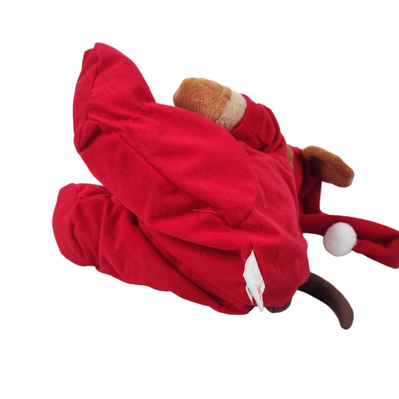 Vintage PBC Singing Dancing Christmas Mouse Plush 12in Let It Snow - Picture 7 of 13